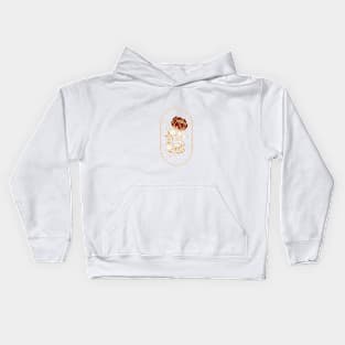 Rose Flower Emblem Kids Hoodie